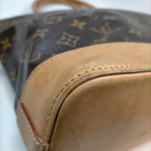 Louis Vuitton LV Tote Bag M40104 Lockit Vertical Brown Monogram - Picture 11 of 14